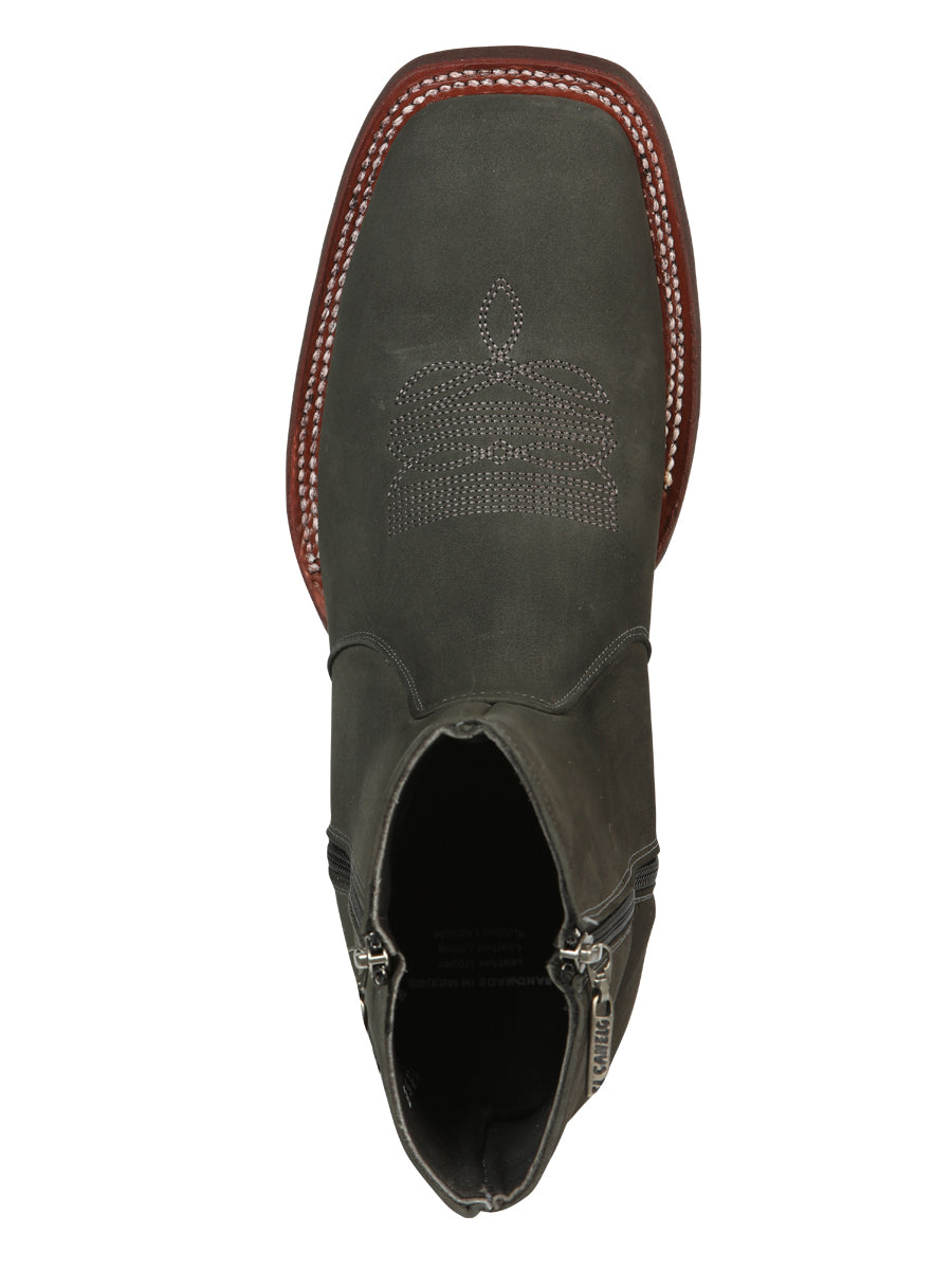 El Canelo Men’s Ankle Boots - Nobuck Gray 45213