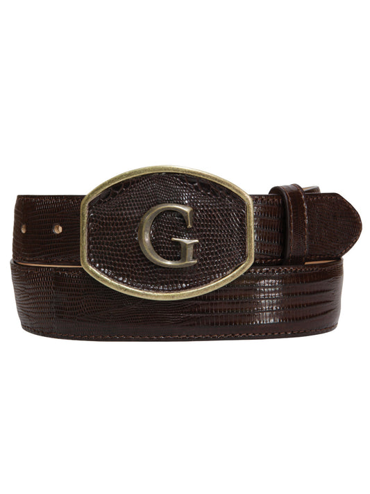 The Exotic Lizard Belt — Brown (No. 45302)