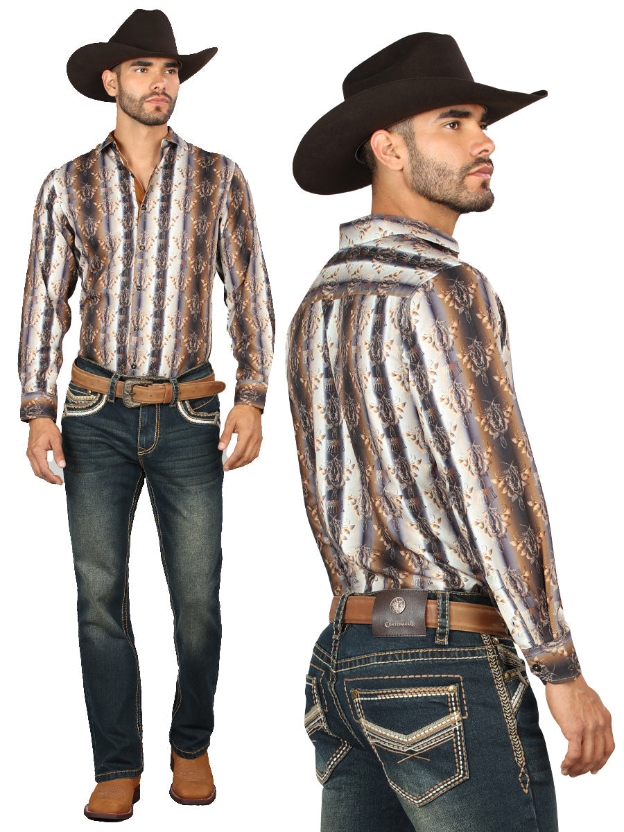 The Embroidered Bootcut Jean — Tinted Green