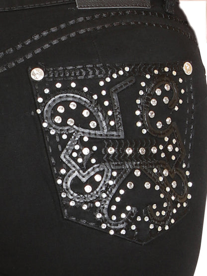 The Hip-Up Bootcut Jean — Black