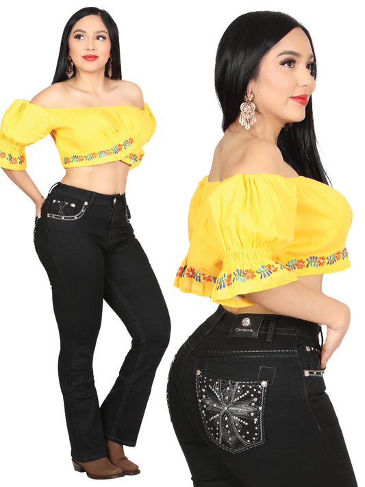 Centenario Bootcut Denim Jeans - Black 45322