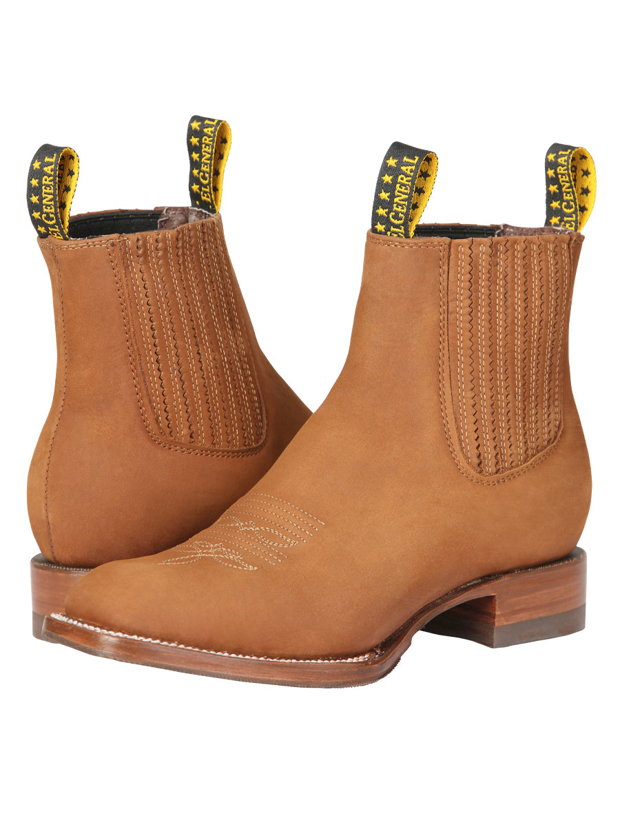 The Nobuck Ankle Boot — Old Gold (No. 45337)