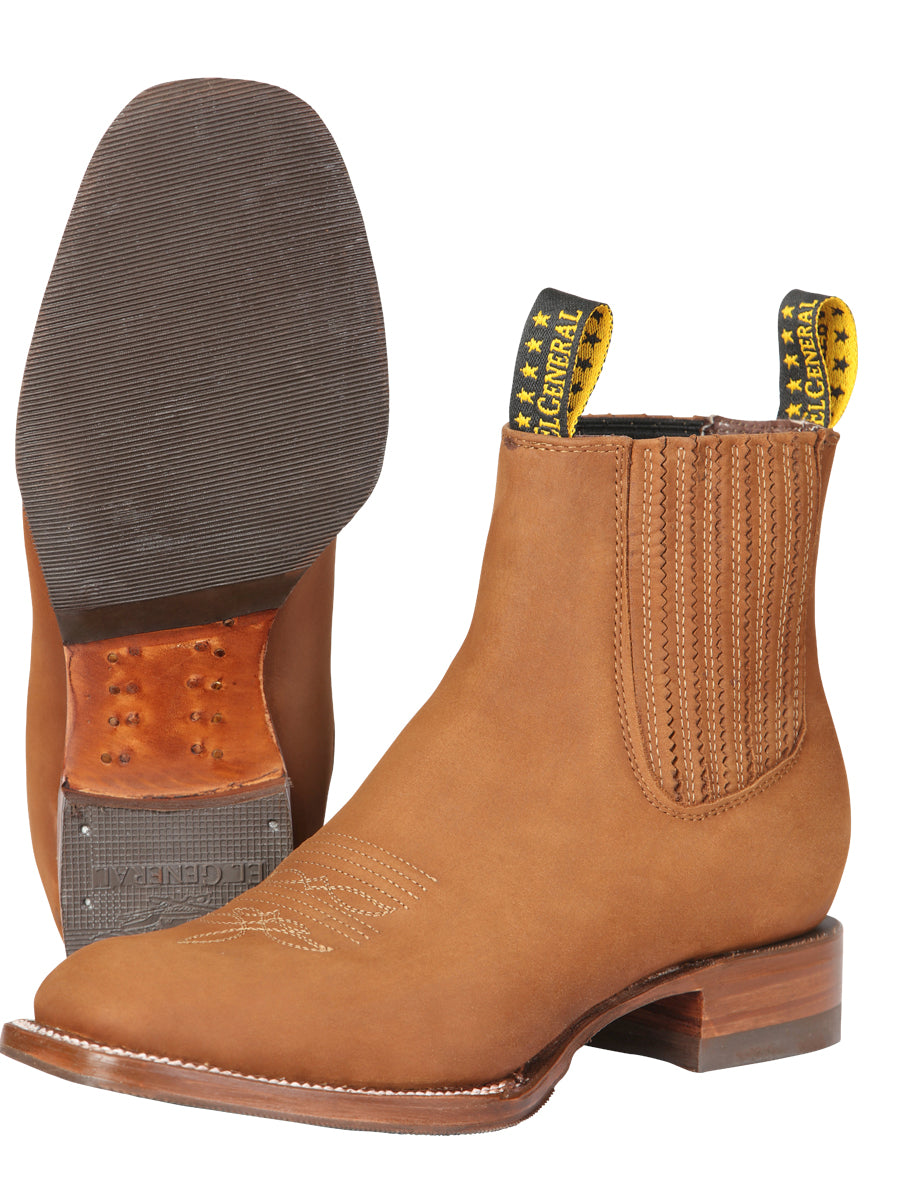 The Nobuck Ankle Boot — Old Gold (No. 45337)