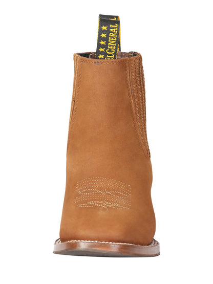 The Nobuck Ankle Boot — Old Gold (No. 45337)