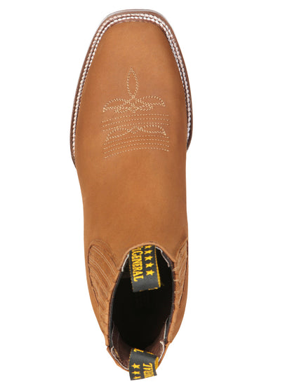 The Nobuck Ankle Boot — Old Gold (No. 45337)