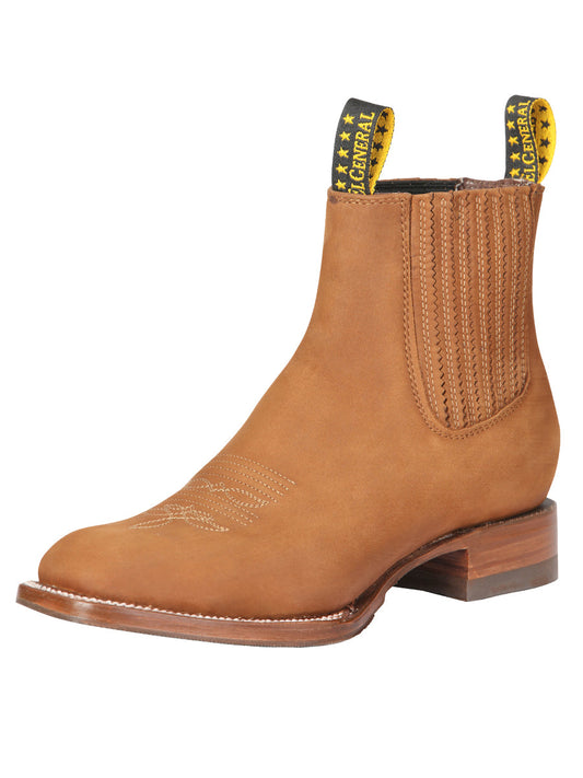The Nobuck Ankle Boot — Old Gold (No. 45337)