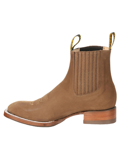 The Nobuck Ankle Boot — Brown (No. 45338)