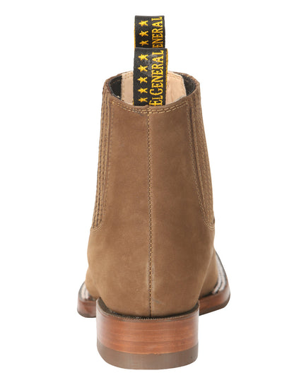 The Nobuck Ankle Boot — Brown (No. 45338)