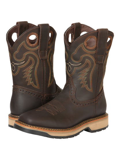 The Work Boot — Mocha Grasso Leather (No. 45368)