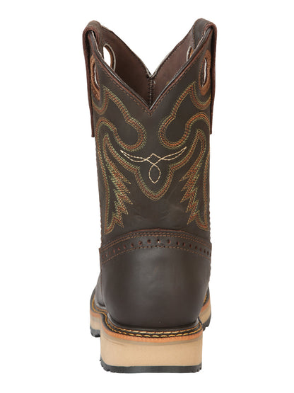 The Work Boot — Mocha Grasso Leather (No. 45368)