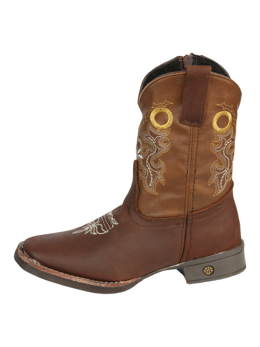 The Kids' Rodeo Boot — Oak (No. 45388)