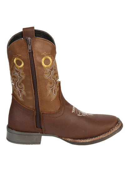 The Kids' Rodeo Boot — Oak (No. 45388)