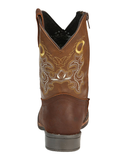The Kids' Rodeo Boot — Oak (No. 45388)