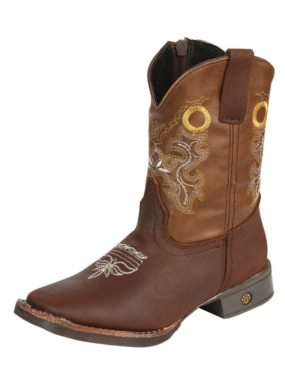 The Kids' Rodeo Boot — Oak (No. 45388)