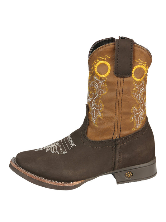The Kids' Rodeo Boot — Chocolate (No. 45390)
