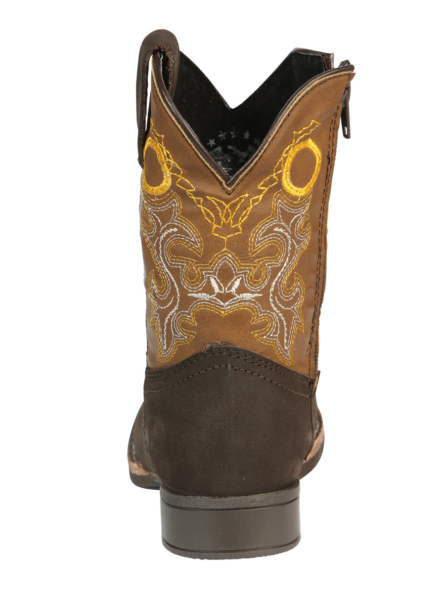 The Kids' Rodeo Boot — Chocolate (No. 45390)