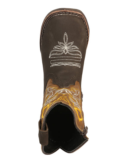 The Kids' Rodeo Boot — Chocolate (No. 45390)