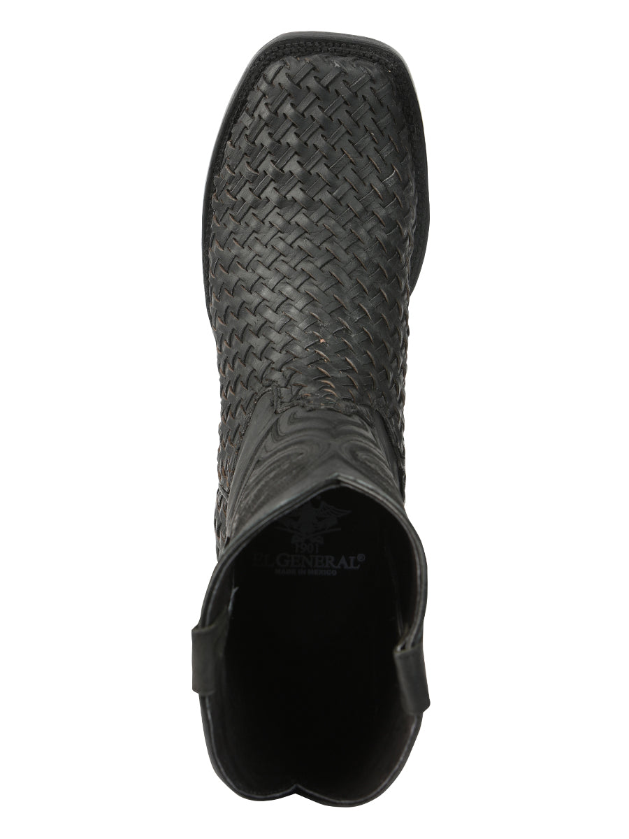 The Petatillo Rodeo Boot — Black (No. 45400)