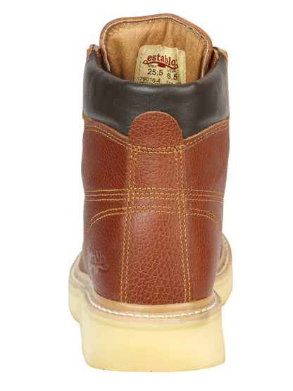 Establo Men’s Work Boot - Grizzly Honey Lace-Up 45428