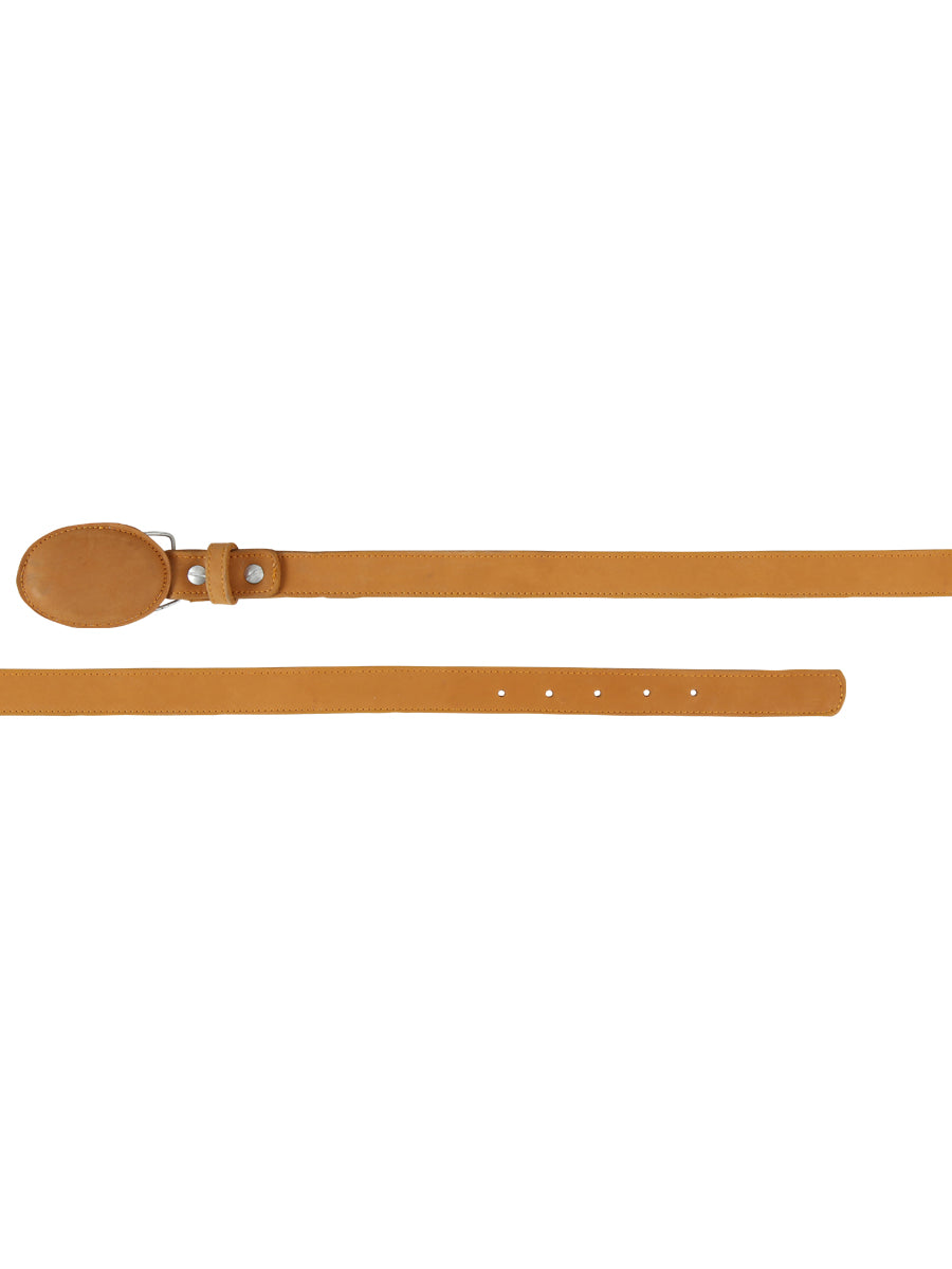 The Kids' Western Belt — Honey Nobuck (No. 45444)
