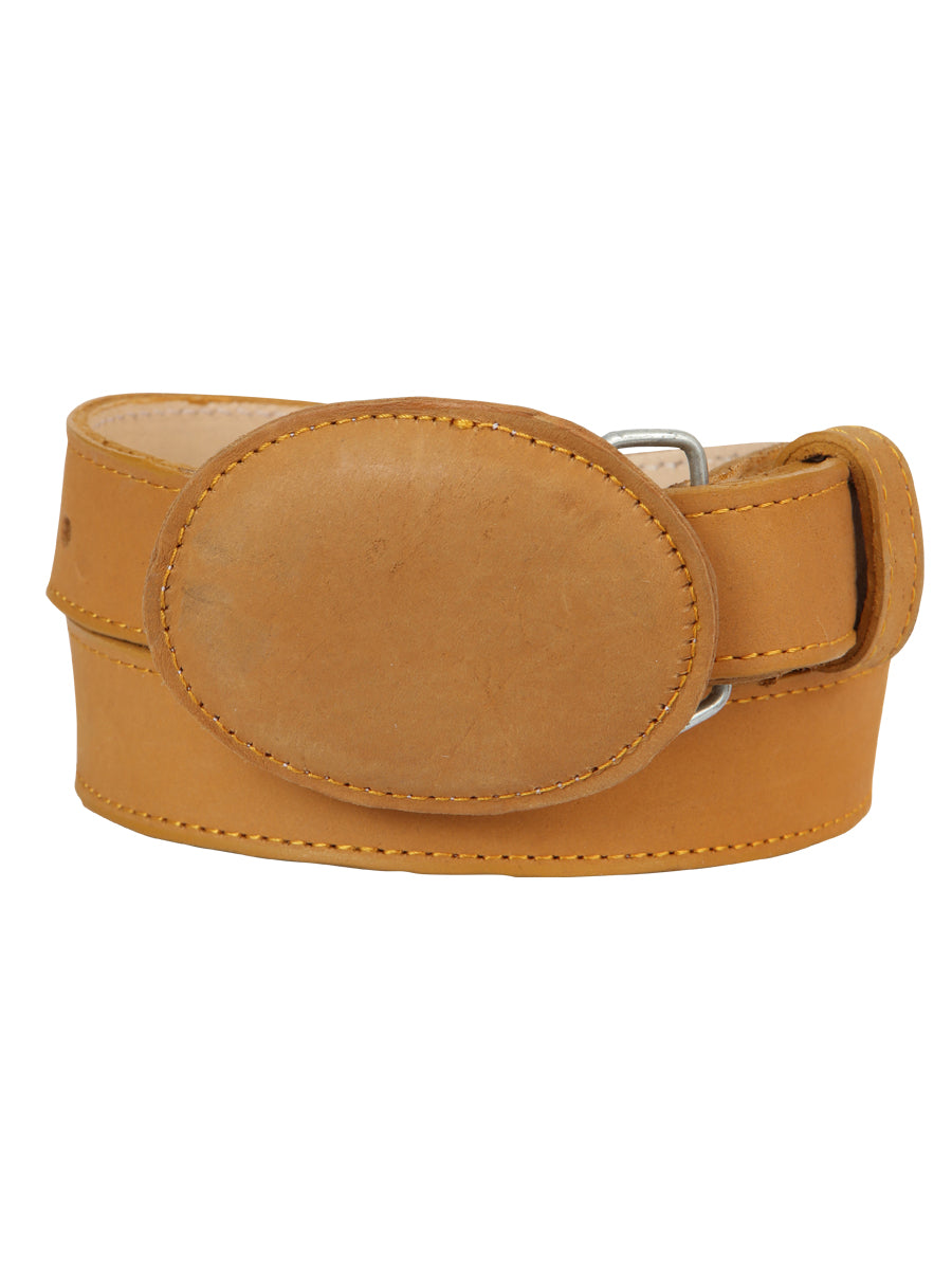 The Kids' Western Belt — Honey Nobuck (No. 45444)