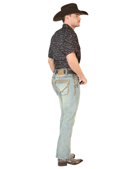 Centenario Men’s Bootcut Jeans - Light Blue 45535