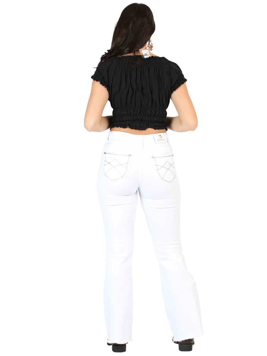 The Bootcut Jean — White