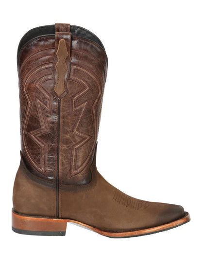 The Pro Rodeo Boot — Camel Nobuck (No. 45568)