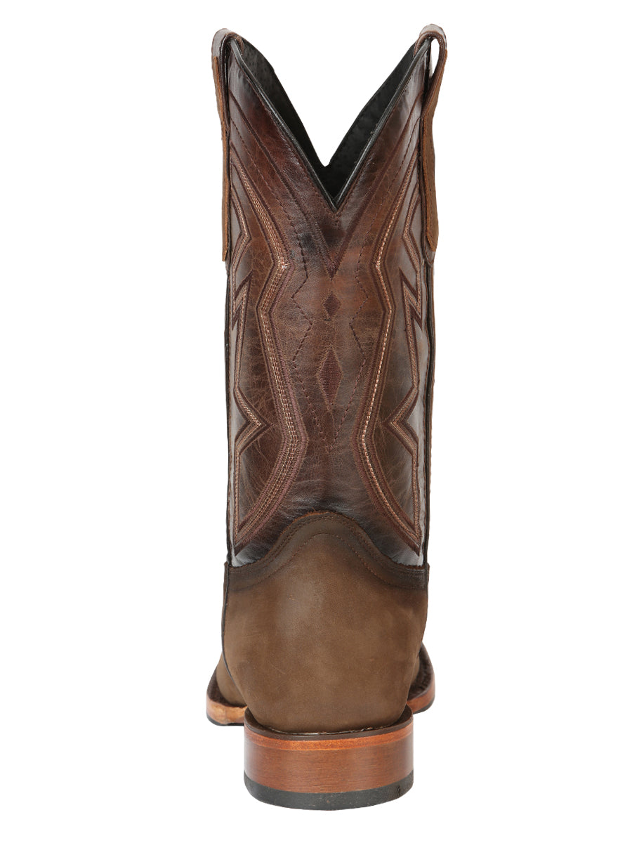 The Pro Rodeo Boot — Camel Nobuck (No. 45568)
