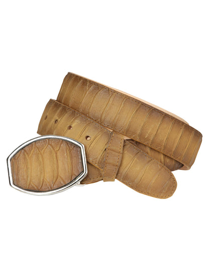 The Vaquero Belt — Honey Python Print (No. 45571)