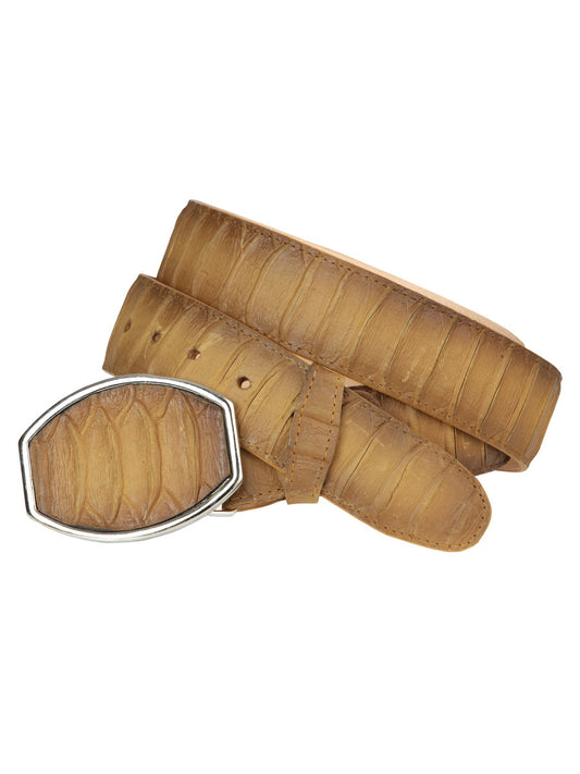 The Vaquero Belt — Honey Python Print (No. 45571)