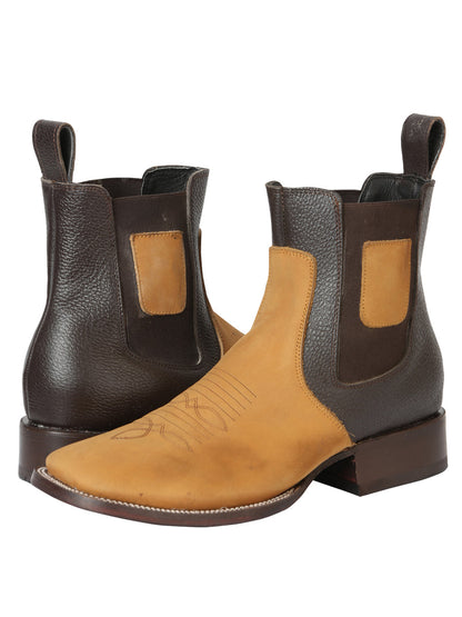 The Nobuck Ankle Boot — Honey (No. 45582)