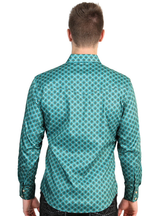 The Stretch Western Shirt — Mint (No. 45605)