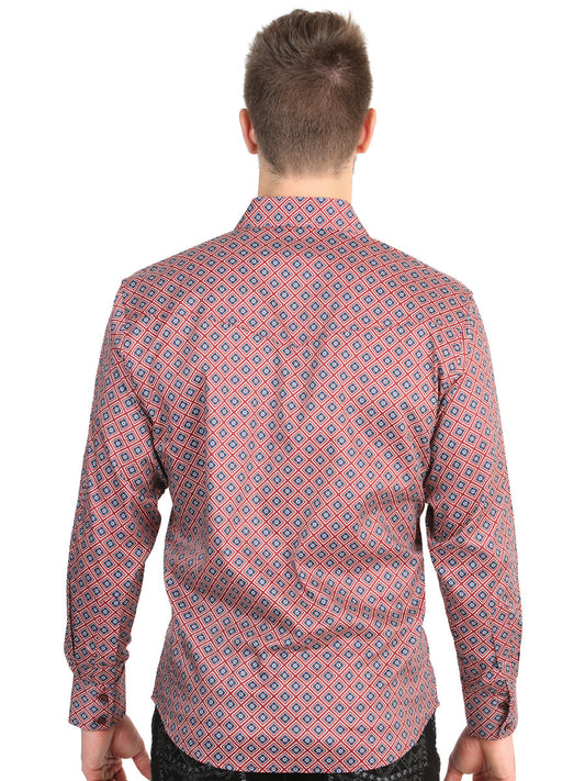 The Stretch Western Shirt — Burgundy (No. 45608)