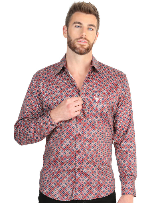 The Stretch Western Shirt — Burgundy (No. 45608)
