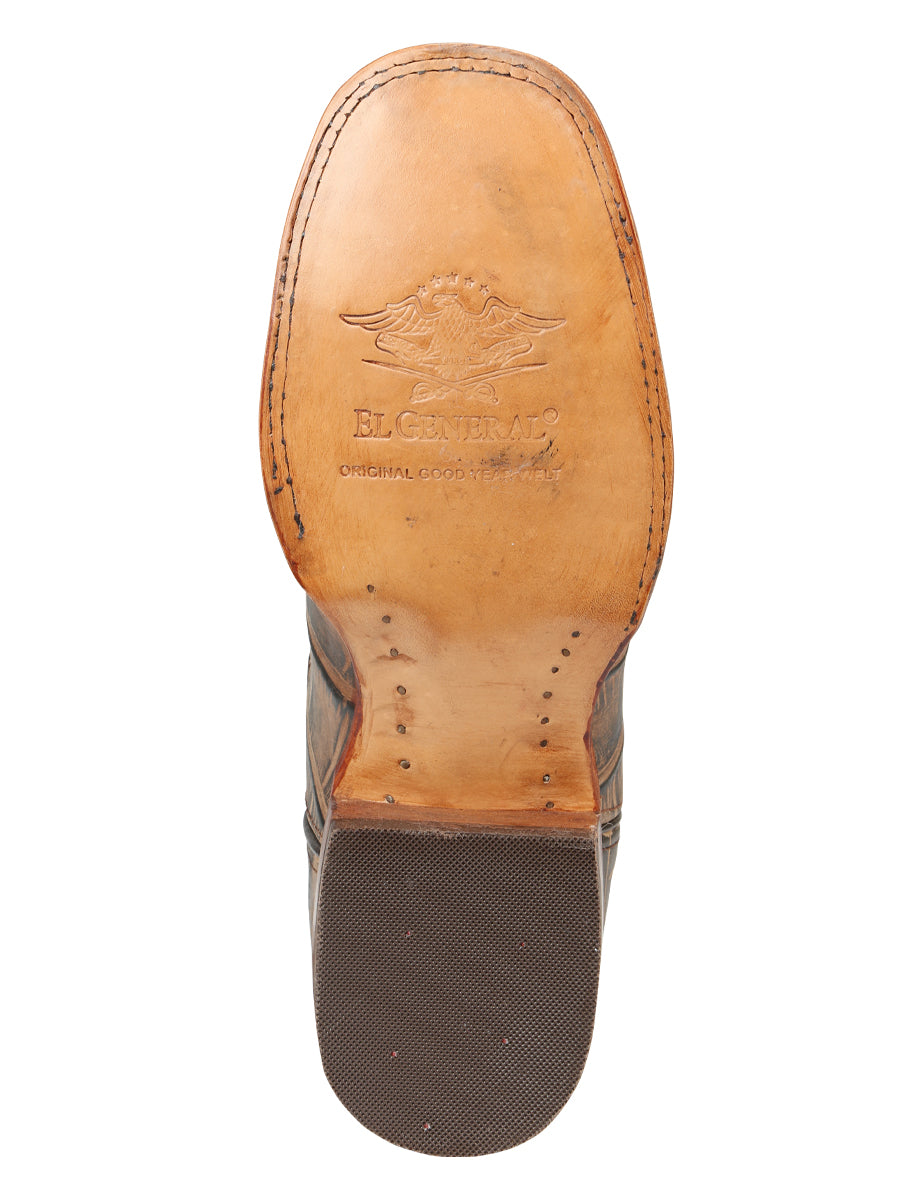 The Pro Rodeo Boot — Tobacco Macro Croc Print (No. 45663)