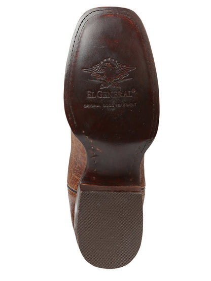 The Pro Rodeo Boot — Tobacco Elephant Print (No. 45665)