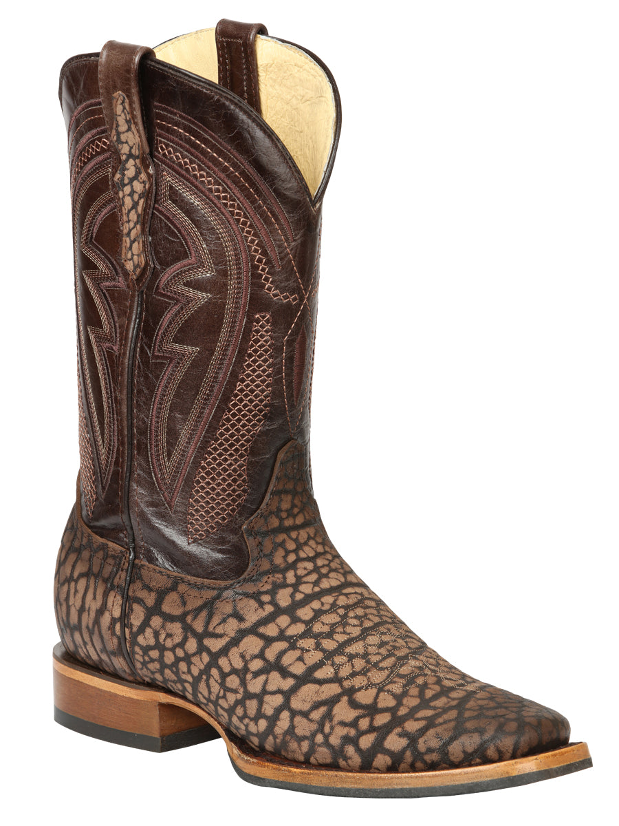 The Pro Rodeo Boot — Sand Bull Neck Print (No. 45667)