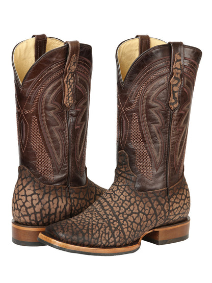 The Pro Rodeo Boot — Sand Bull Neck Print (No. 45667)