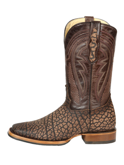 The Pro Rodeo Boot — Sand Bull Neck Print (No. 45667)
