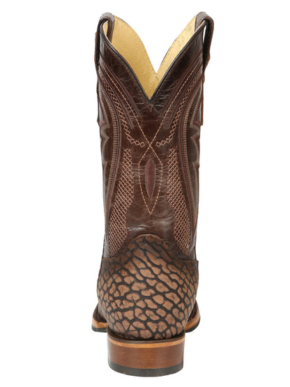 The Pro Rodeo Boot — Sand Bull Neck Print (No. 45667)