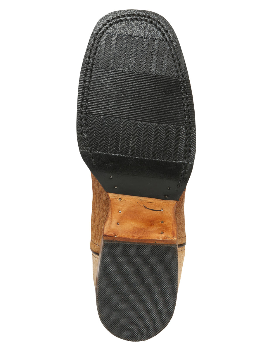 The Rodeo Boot — Cow Hair, Brown