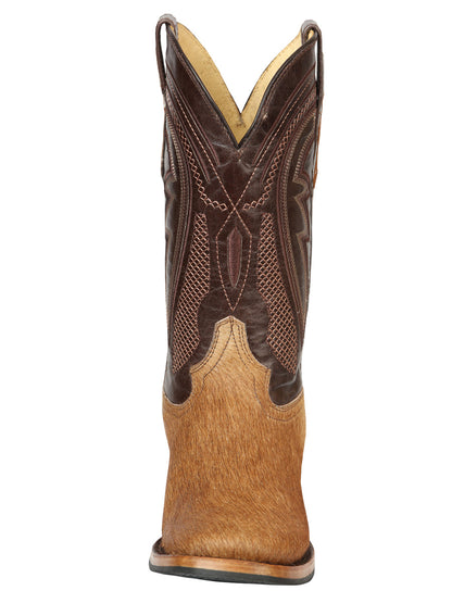 The Rodeo Boot — Cow Hair, Brown