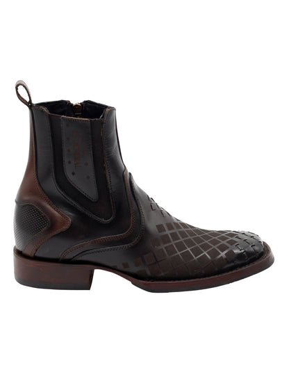 The Pull-Up Zip Ankle Boot — Tobacco (No. 45673)