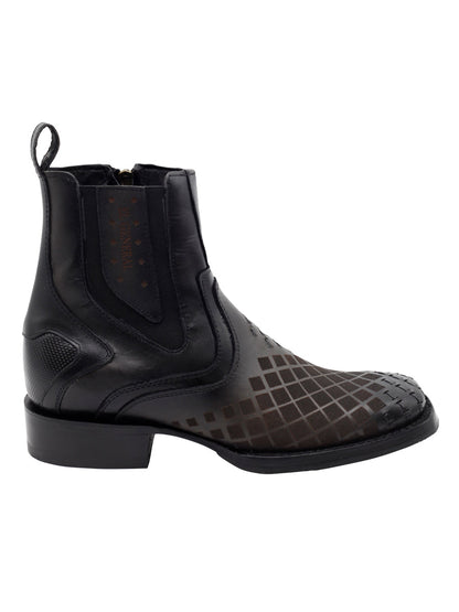 The Pull-Up Zip Ankle Boot — Gray (No. 45674)