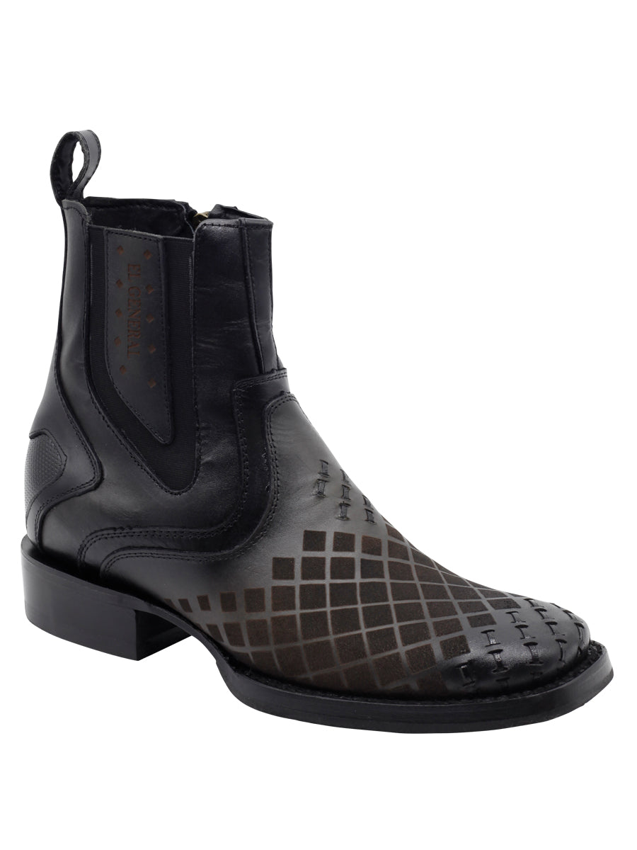 The Pull-Up Zip Ankle Boot — Gray (No. 45674)