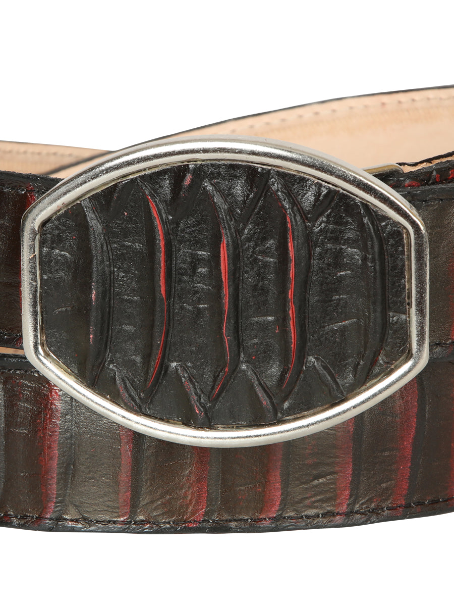 The Western Belt — Red Python Print (No. 45676)