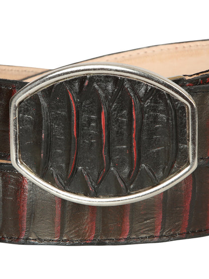 The Western Belt — Red Python Print (No. 45676)