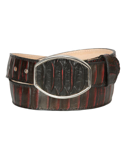 The Western Belt — Red Python Print (No. 45676)