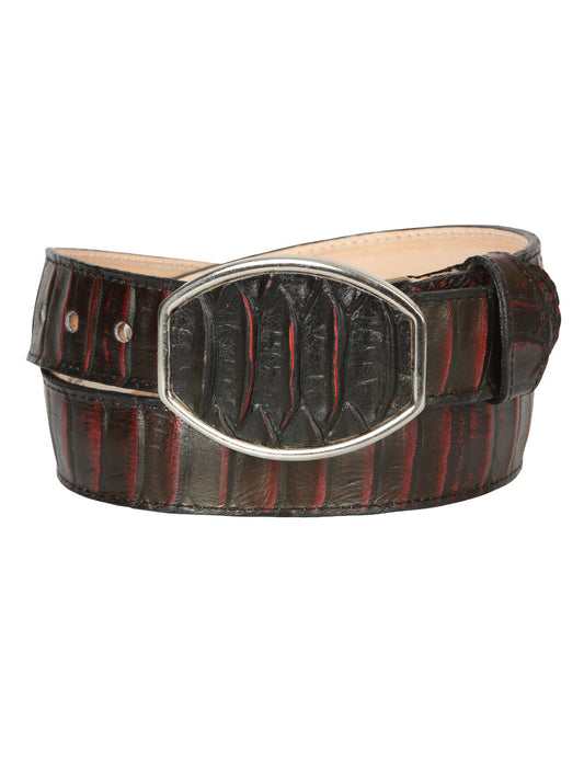The Western Belt — Red Python Print (No. 45676)
